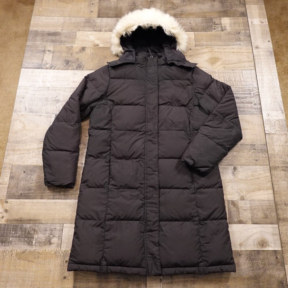 LL Bean down puffer jacket Ultrawarm Coat Three Quarter Length women's medium